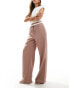 Фото #2 товара ASOS DESIGN double waistband tailored trouser in mink