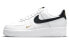 Фото #1 товара Кроссовки Nike Air Force 1 Low 07 Essential White Black Gold Mini Swoosh (Белый)