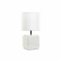 Фото #1 товара Настольная лампа DKD Home Decor Белый полиэстер Металл Мрамор 220 V Позолоченный 50 W (20 x 20 x 34 cm)