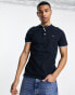 Фото #1 товара Jack & Jones Essentials grandad polo with tipping in navy