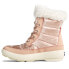 Sperry Bearing Plushwave Snow Womens Pink Casual Boots STS86838