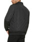 Фото #2 товара Men's Quilted Baseball Jacket with Rib-Knit Trim