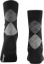 Фото #3 товара Burlington Women's Marylebone Socks Breathable Climate Regulating Odour-Inhibiting Wool with Flat Seam Pressure-free Toe Argyle Fashionable One-SIZE-FITS-ALL as a Gift 1 Pair