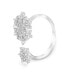 Кольцо Beneto Glitte Zircons AGG498 silver, clear - фото #1