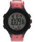 Фото #1 товара Unisex Ironman T200 Quartz Digital Red Silicone Strap 42mm Round Watch