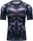 Фото #3 товара Cody Lundin® Men's Superhero T-Shirt Short Sleeve Shirt Fitness Training Jogging Compression Shirt Printed