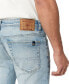 Фото #6 товара Men's Crinkled Classic Straight Six Jeans