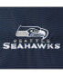 Фото #5 товара Men's Navy Seattle Seahawks Triumph Fleece Full-Zip Jacket