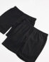 Vero Moda 2 pack legging shorts in black Черный, XS - EU 34 - фото #2