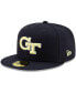 Фото #2 товара Men's Navy Georgia Tech Yellow Jackets Primary Team Logo Basic 59FIFTY Fitted Hat