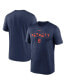 Фото #1 товара Men's Navy Detroit Tigers Motown Hometown Legend Performance T-shirt