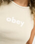 Фото #3 товара Obey lower case tank top in beige