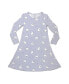 ფოტო #1 პროდუქტის Toddler| Child Girls Ghastly Ghost Long Sleeve Dress
