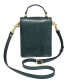 ფოტო #3 პროდუქტის Women's Genuine Leather Basswood Crossbody Bag