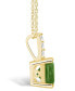 Macy's peridot (2-3/8 Ct. T.W.) and Diamond Accent Pendant Necklace in 14K Yellow Gold