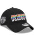 Men's Black New York Red Bulls Pride 9TWENTY Adjustable Hat