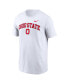 Фото #2 товара Men's White Ohio State Buckeyes Blitz 2-Hit T-Shirt