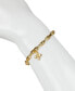 ფოტო #2 პროდუქტის Gold-Tone Floret Charm Beaded Stretch Bracelet