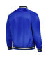 ფოტო #3 პროდუქტის Men's Blue Orlando Magic Hardwood Classics Throwback Wordmark Raglan Full-Snap Jacket