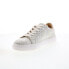 Фото #4 товара Diba True Gizz Mo 50520 Womens Gray Leather Lace Up Lifestyle Sneakers Shoes 8