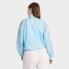 Women's Windbreaker Full Zip Jacket - All In Motion Light Blue M