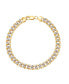 ფოტო #1 პროდუქტის Polished Diamond Cut 7MM Curb Chain Bracelet in 10K Yellow Gold
