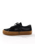 Фото #2 товара Vans sk8-low trainers in black with gum sole