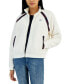 Фото #1 товара Women's Sherpa Fleece Raglan-Sleeve Bomber Jacket