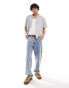 Levi's Workwear 568 stay loose carpenter jeans in light blue Синий, W34 L32 - фото #5