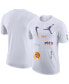 Фото #1 товара Men's White Phoenix Suns Courtside Statement Edition Max90 T-shirt
