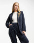 Фото #1 товара Object tailored cord blazer co-ord in navy