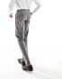 Ben Sherman flat front slim trouser in grey