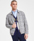 Фото #3 товара Men's Plaid Harrington Jacket, Created for Macy's