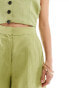 Фото #3 товара Edited tailored shorts co-ord in olive