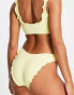 Фото #2 товара Vero Moda frill detail bikini top in lemon