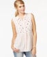 Фото #1 товара Топ Maison Jules Pearl Blush Embellished Button