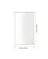 42X 24 Inch LED Mirror Bathroom Vanity Mirror With Backlight, Wall Mount Anti-Fog Memory Large