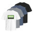 ფოტო #1 პროდუქტის JACK & JONES Logan Sommer short sleeve T-shirt 4 units