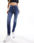 Фото #6 товара Calvin Klein Jeans high rise skinny jeans in mid wash