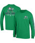 Фото #1 товара Men's Green Notre Dame Fighting Irish Team Stack 3-Hit Long Sleeve T-shirt