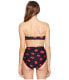 Proenza Schouler Ikat Pansy High Waist Bikini Swimsuit Set Sz. XS 150108