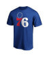 Фото #3 товара Men's Ben Simmons Royal Philadelphia 76ers Playmaker Name Number Team Logo T-shirt
