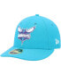 ფოტო #1 პროდუქტის Men's Teal Charlotte Hornets Team Low Profile 59FIFTY Fitted Hat