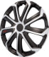 Фото #7 товара Cartrend 4 x wheel caps Daytona black / silver 15 inches