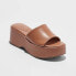 Фото #1 товара Women's Wynona Platform Sandals - A New Day Tan 9.5