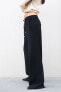 Фото #2 товара Широкие брюки с эластичным поясом ZARA