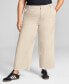 Фото #1 товара Trendy Plus Size Mariner Wide-Leg Pants, Created for Macy's