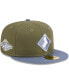 ფოტო #1 პროდუქტის Men's Olive, Blue Chicago White Sox 59FIFTY Fitted Hat