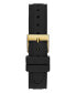 ფოტო #3 პროდუქტის Women's Quartz Black Silicone Strap Multi-Function Watch 36mm