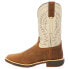Фото #3 товара Мужские ботинки Rocky Rugged Trail 11 дюймов водонепроницаемые Soft Toe Cowboy работы коричневые, белые